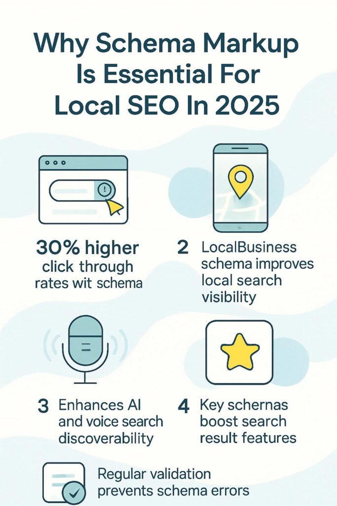 Why Schema Markup Is Essential For Local SEO In 2025 infographic